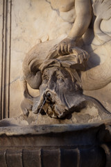 Fototapeta na wymiar some details of miracoli square monuments in pisa
