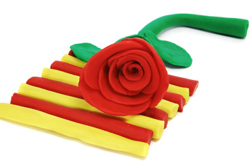 rosa de sant jordi, tradición en Cataluña, España