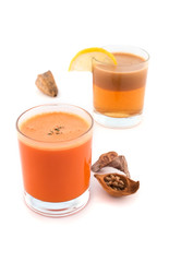 Fresh  juice and fruit