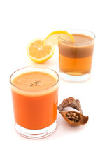Fresh  juice and fruit