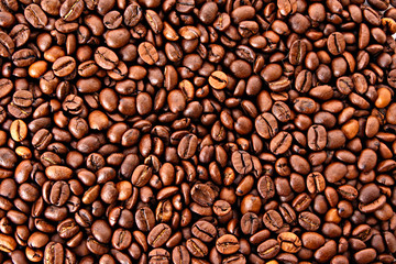 Coffee beans background.