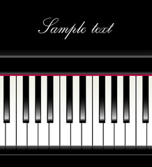 Fototapeta premium piano background