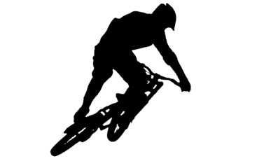 bike jump silhouette
