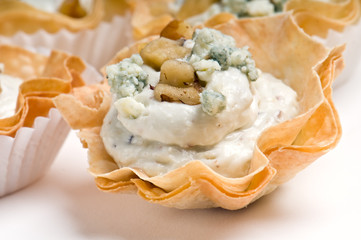 Blue Cheese and walnut appetizer