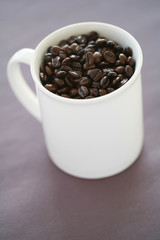 Coffee Beans In Mug