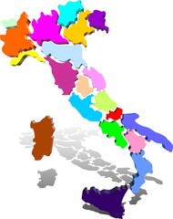 Italia Regioni-Vector