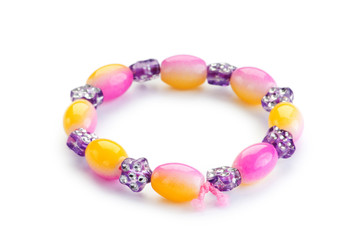 Bracelet isolated on the white background