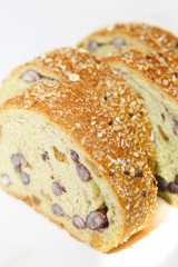 Bread with red bean inside