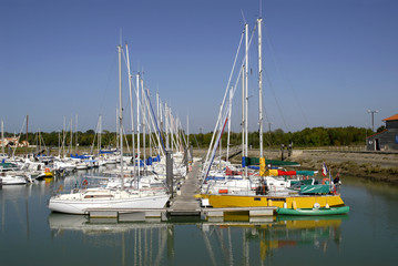 Port de Meschers en france, région Charente-Poitou