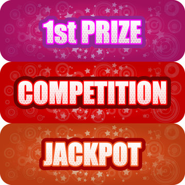 1st Prize, Competition, Jackpot Graphics