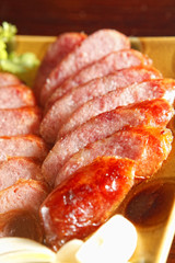 Sausage and onion
