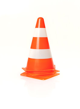 plot chantier s&eacute;curit&eacute; danger travaux signalisation borne attent