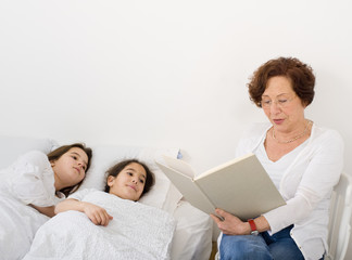 grandmother bed time story