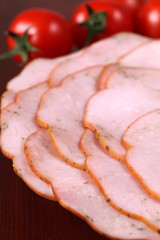 Ham and tomatoes