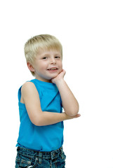 Fototapeta premium happy smiling little boy