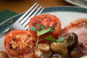 Grilled Tomatoes on a plate
