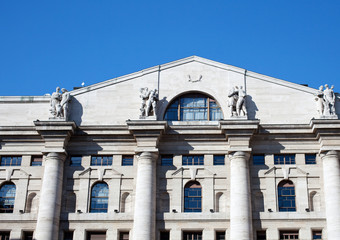 Palazzo della borsa di Milano