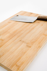 Cutting Board and Kitchen Knife