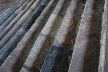 Old steps