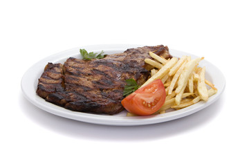Steak and fries