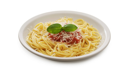 piatto di spaghetti al pomodoro