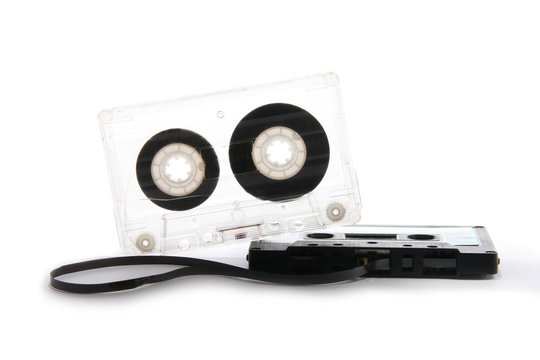 two audio cassettes