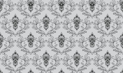 seamless damask wallpaper