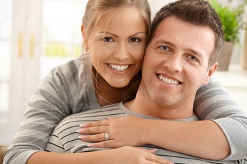 Portrait of happy couple