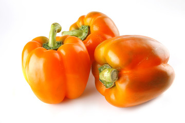raw fresh orange bell