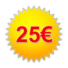 25 Euro Button