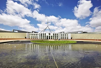 Poster parliament in canberra australia © sugar0607