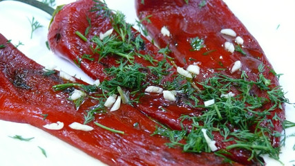 Roasted peppers
