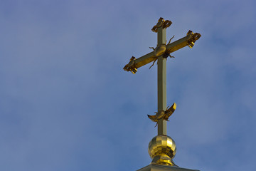 Fototapeta na wymiar church cross