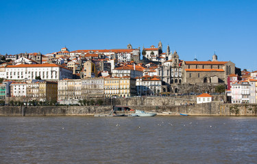 Fototapeta na wymiar View of Oporto city, north of Portugal - Europe