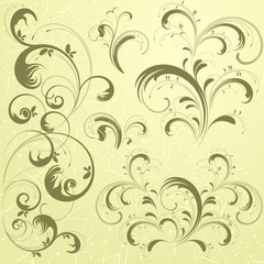 Set of Vintage Floral Frame