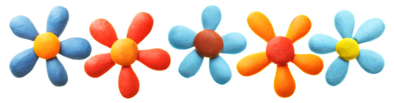 Plasticine Flowers