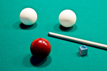 Table spheres and Cue