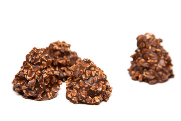 Mixed Chocolates heap on white