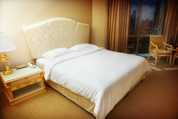 Interior of a hotel room