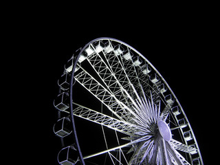 Ferris wheel at night