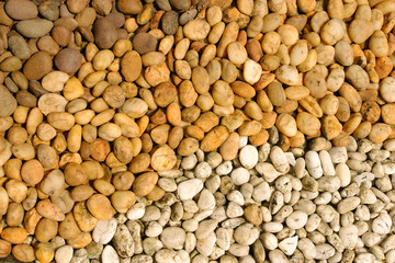 Gravel from the beach, thailand