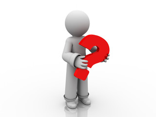 character and question mark