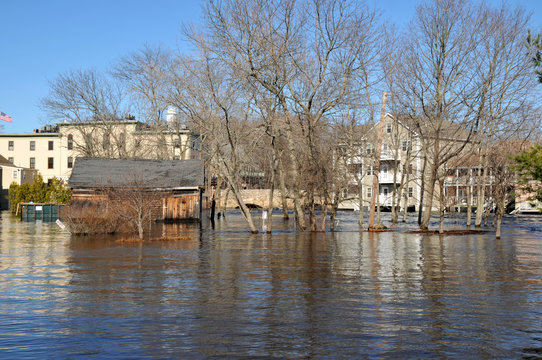 Ipswich River at Flood Stage