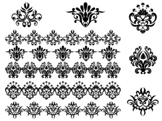 Flower patterns and borders