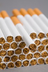 Concept group creative cigarettes background