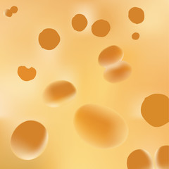 Cheese close-up. Vector illustration.