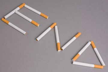 cigarette figure , say END