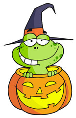 Halloween frog