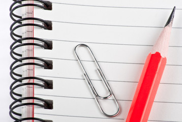 Pencil and Clip on Pad