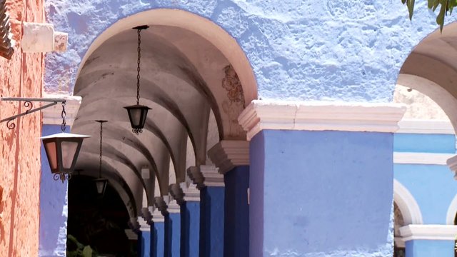 S&auml;ulen, Kloster Santa Catalina, Peru